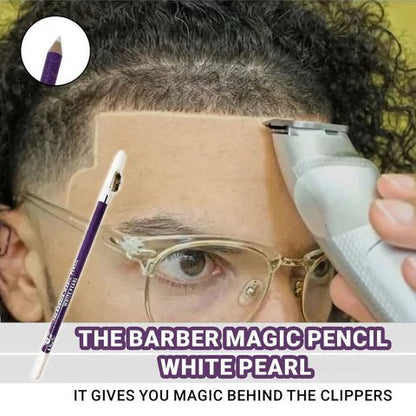 Barber Magic Pencil "Pearl White" (Two Six Pack) - Kosher Wave