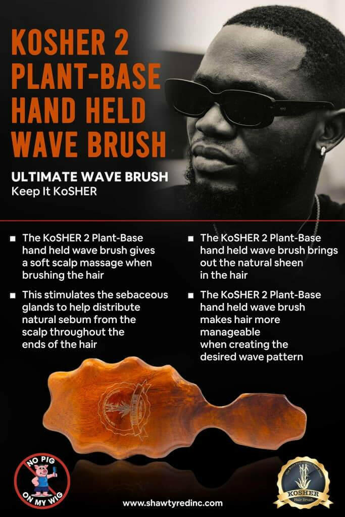 Kosher2 Hair Brush "BIG BOY WAVES" - Kosher Wave